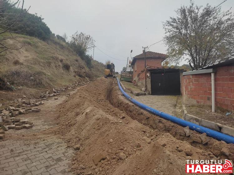 Ahmetli’nin 6 Mahallesini İlgilendiren İçme Suyu Terfi Hattı Çalışması Tamamlandı