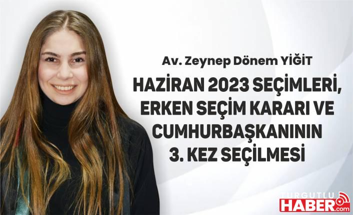 Haziran 2023 Seçimleri, Erken Seçim Kararı ve Cumhurbaşkanının 3. Kez Seçilmesi
