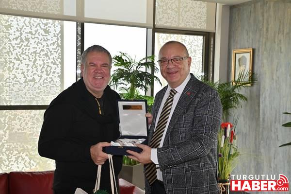 Levent Eriş’ten Başkan Ergün’e Ziyaret