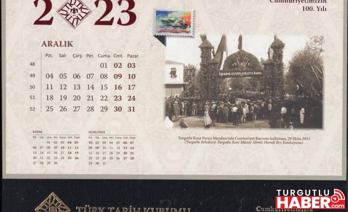 Türk Tarih Kurumunun 100. Yıl Takviminde Turgutlu Detayı