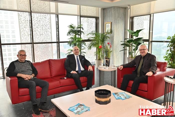 Başkan Ergün, Sait Türek ve Arif Koşar’ı Konuk Etti