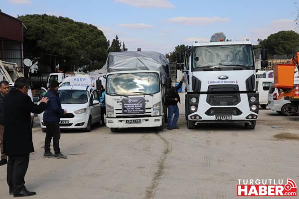 BELEDİYENİN 27 ARAÇ VE 65 PERONELİ DEPREM BÖLGESİNDE