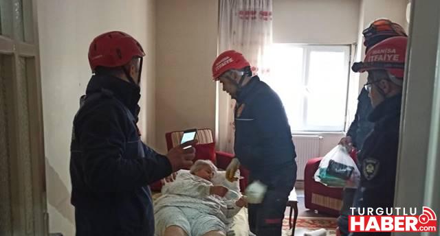 Manisa Büyükşehir İtfaiyesi Nebiha Teyzenin Yardımına Koştu