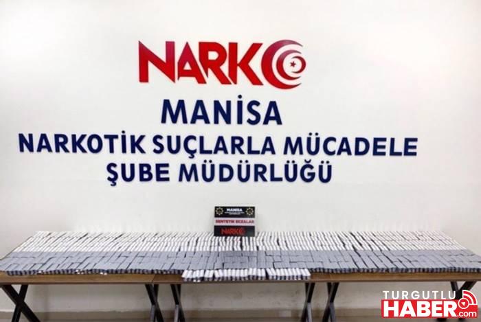 Manisa'da 28 bin adet sentetik ecza ele geçirildi