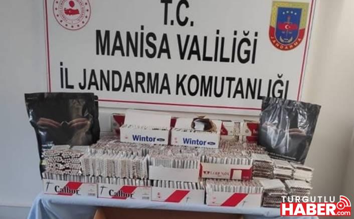 Saruhanlı'da kaçak tütün operasyonu