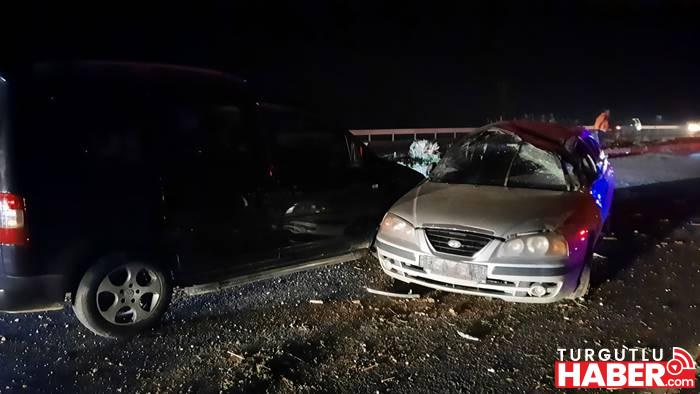 Turgutlu'da Trafik Kazası 2 Yaralı