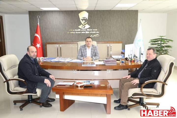 Alaybey Mahalle Muhtarından Genel Müdür Aslay’a ziyaret