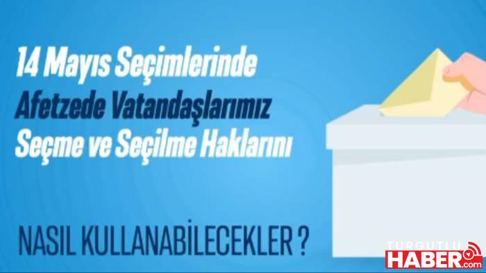 Depremzedeler nasıl oy kullanacak? Adres değişikliği bildirimi nasıl yapılır