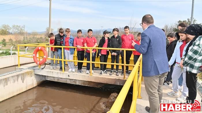 Karakurt 75.Yıl Ortaokulu Öğrencileri Atıksu Arıtma Tesisini Gezdi