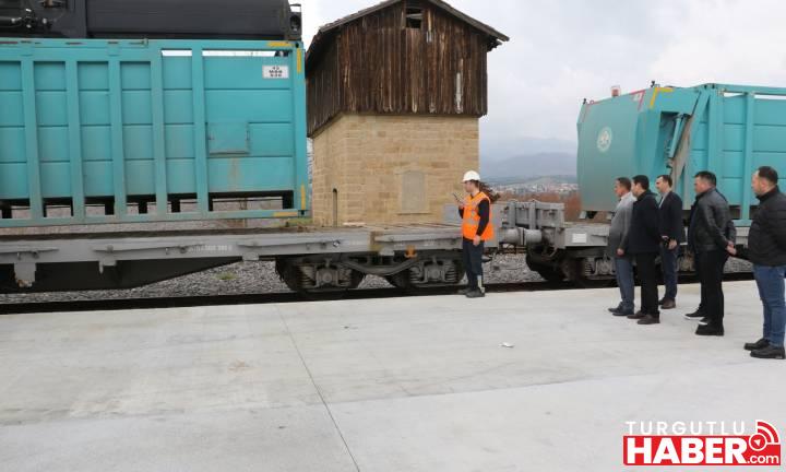 Killik Trenle Taşıma Operasyon Sahasında Atıklar Özenle Taşınıyor