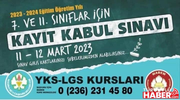 Turgutlu MABEM'de Kayıt Kabul Sınavı