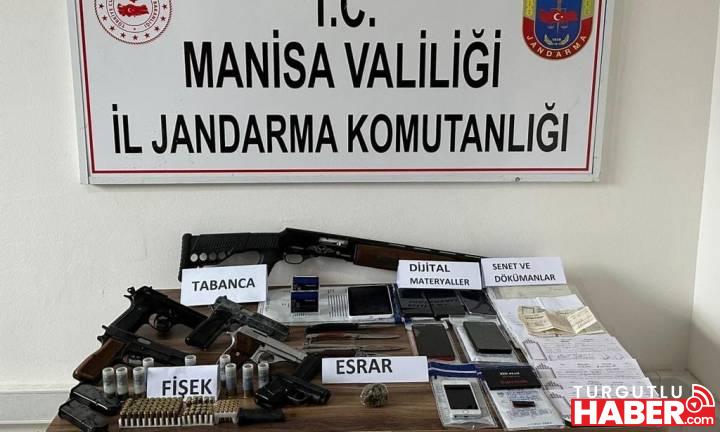 Manisa'da tefecilik ve yasadışı bahis oynatma operasyonu