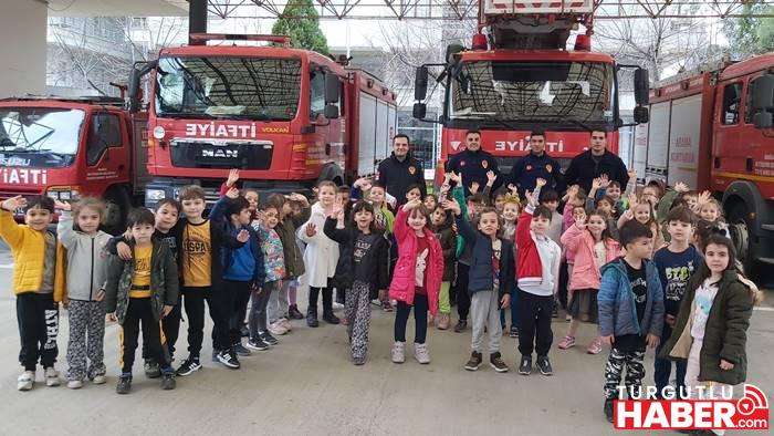 Minik Öğrenciler ‘İtfaiyeci Amca’larıyla Buluştu