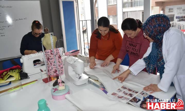MURADİYE HANIMLAR LOKALİNDE KURSLARA YOĞUN İLGİ