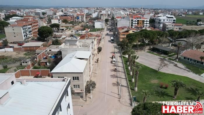   Saruhanlı’da Prestij Cadde Çalışmaları Hızla İlerliyor