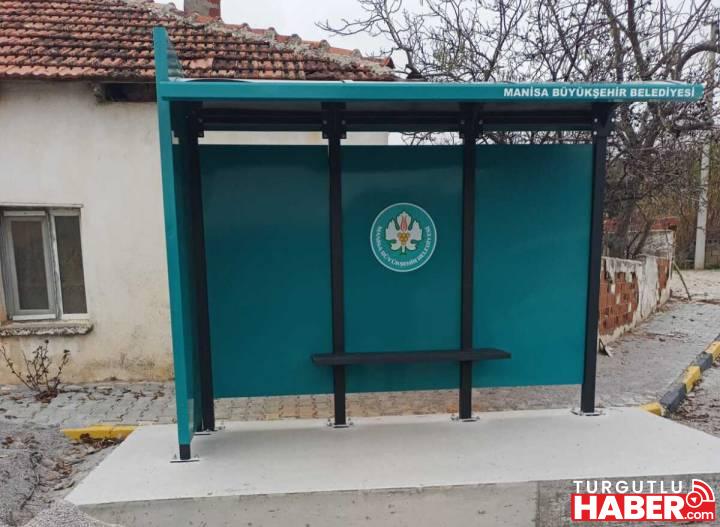Soma’nın 15 Mahallesinde Durak Montaj Çalışması Gerçekleştirildi