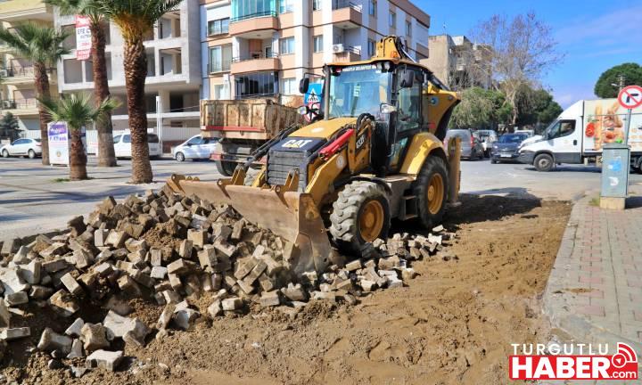 Turgutlu Belediyesi İki Mahallede Yol Kaldırma Çalışmalarına Başladı