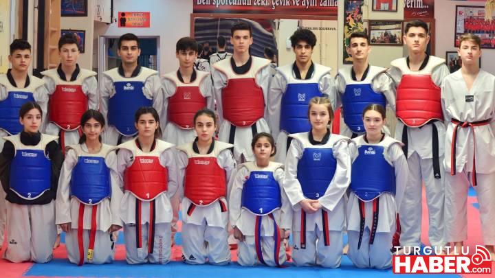 YUNUSEMRELİ TAEKWONDOCULARIN HEDEFİ MİLLİ TAKIM