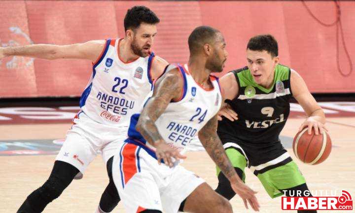 Anadolu Efes, Potanın Tarzanlarını 78-69 yendi