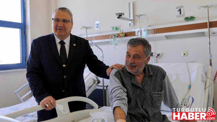 BAŞKAN ÇERÇİ HAYATA DÖNEN BAŞARAN’I ZİYARET ETTİ
