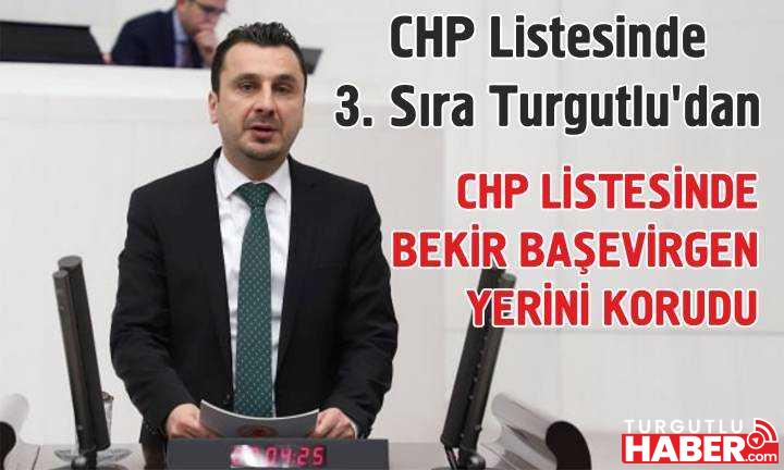 CHP Listesinde 3. Sıra Turgutlu'dan