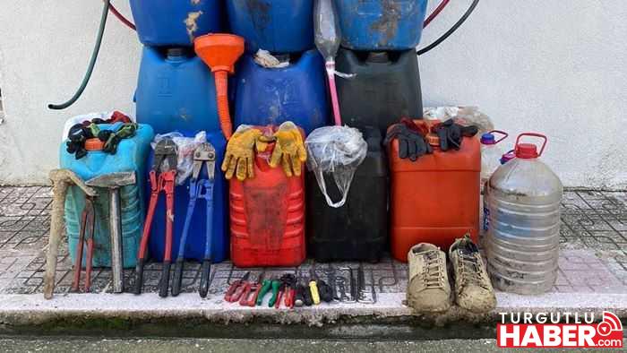 Manisa'da Mazot Hırsızlarına Operasyon