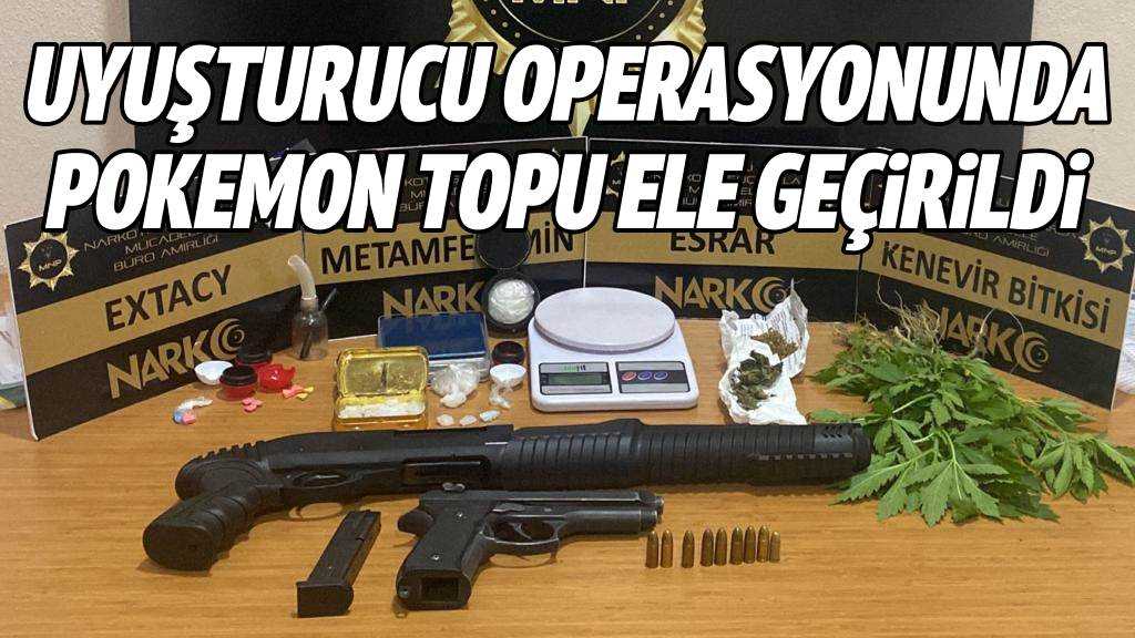 Uyuşturucu Operasyonunda Pokemon Topu Ele Geçirildi