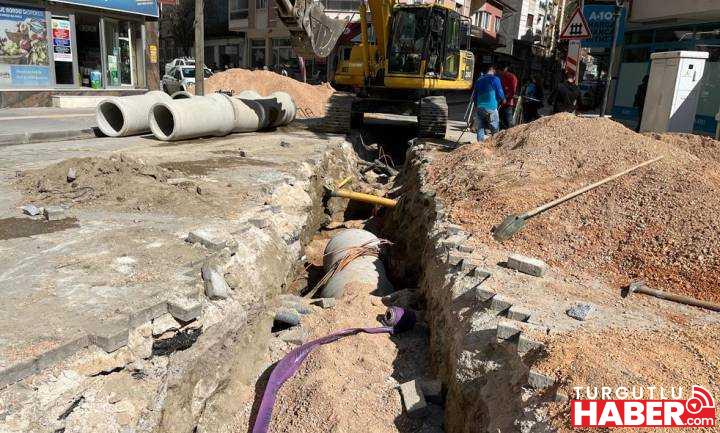 Saruhanlı Merkezdeki Taşkın Sorunu Çözüme Kavuştu