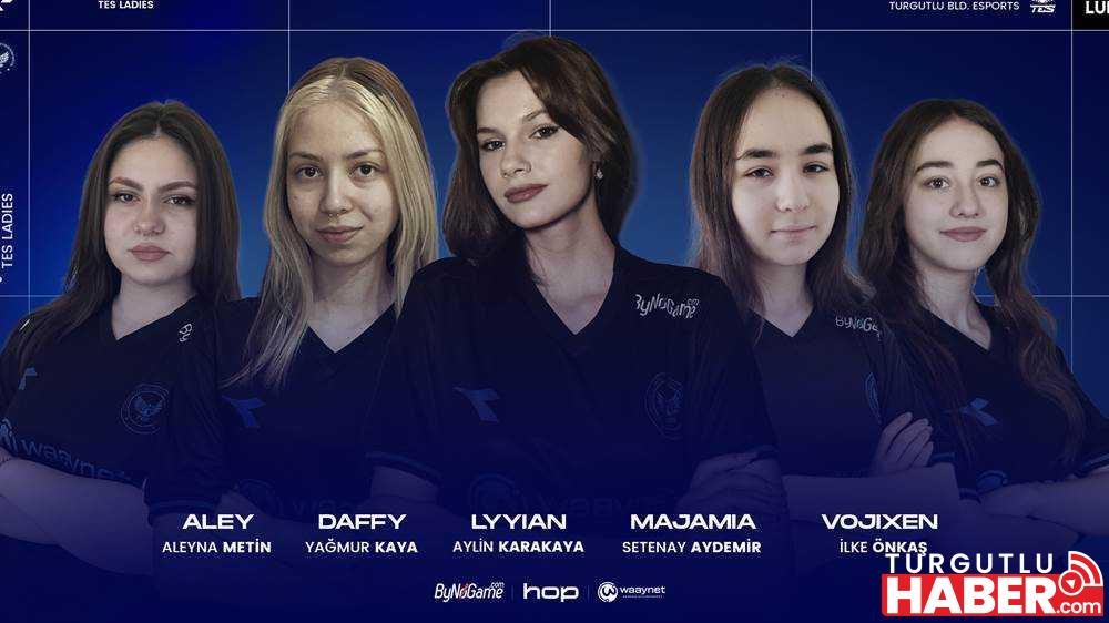Turgutlu Belediyesi Kadın Esports Takımı Avrupa Turnuvasına Katıldı