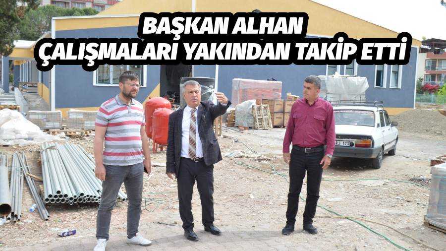 Ahmetli Belediye Başkanı Ahmet Alhan’dan Çalışmalara Yakın Takip