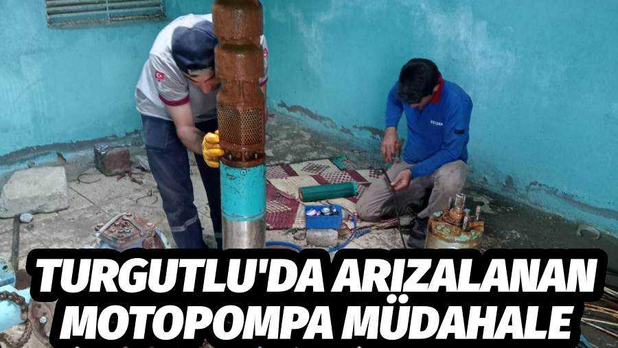 Turgutlu'da Arızalanan Motopompa Müdahale