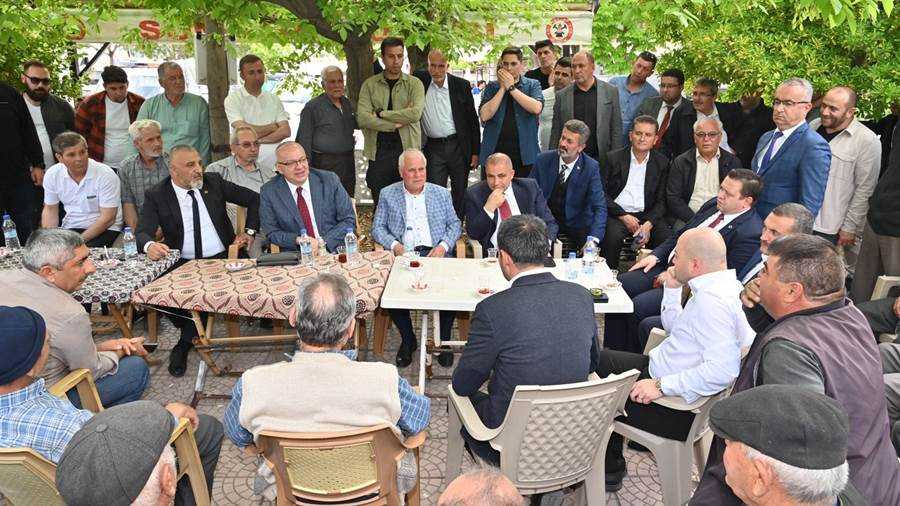 Başkan Ergün Avdan’da Vatandaşlarla Buluştu