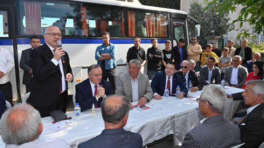 Başkan Ergün, Ozanca’ya Çıkarma Yaptı