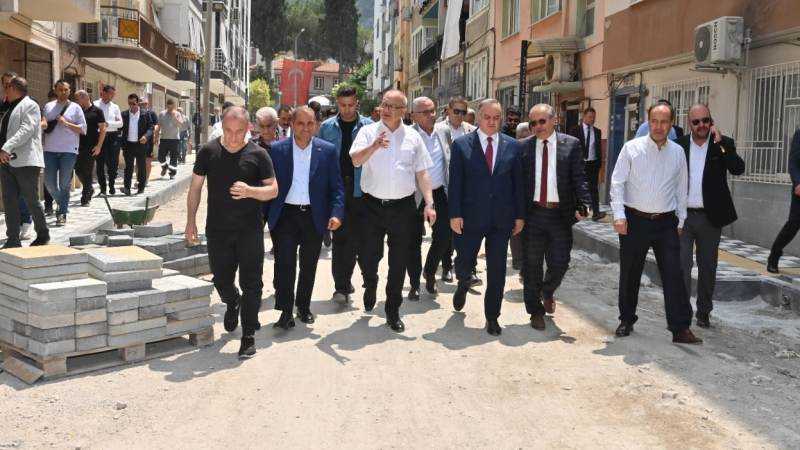 Başkan Ergün Yeşiltepe Caddesi’ndeki Çalışmaları İnceledi