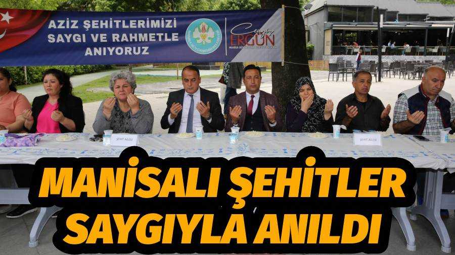 Manisalı Şehitler Saygıyla Anıldı