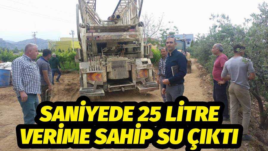 Piyadeler’in Yeni Sondajından Saniyede 25 Litre Verime Sahip Su Çıktı