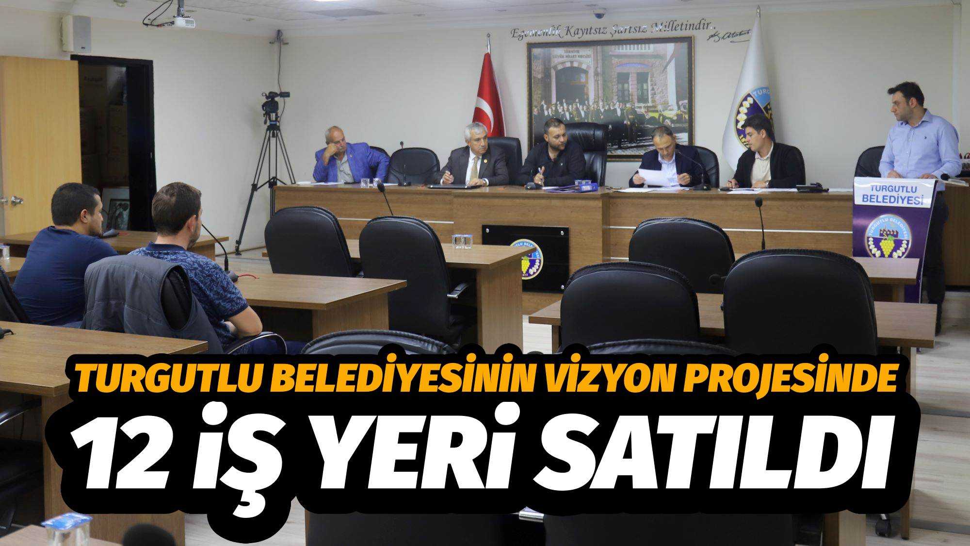 Turgutlu Belediyesinin Vizyon Projesinde 12 İş Yeri Satıldı