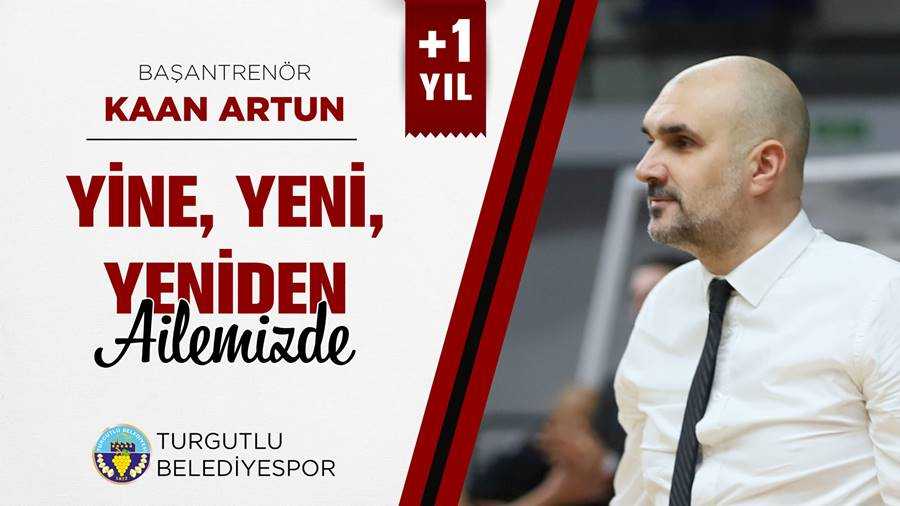 Turgutlu Belediyespor’da Başantrenör Kaan Artun ile Yola Devam
