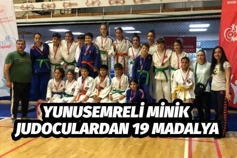 YUNUSEMRELİ MİNİK JUDOCULARDAN 19 MADALYA