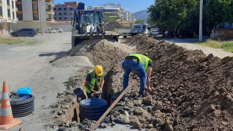 Atatürk Mahallesinde Ek Yağmursuyu Hattı Çalışmaları Tamamlandı