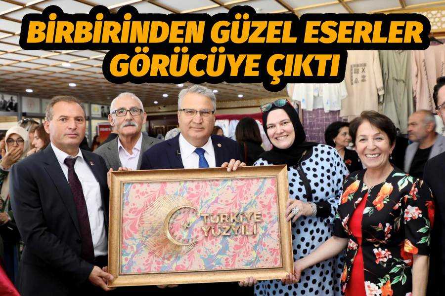 BİRBİRİNDEN GÜZEL ESERLER GÖRÜCÜYE ÇIKTI