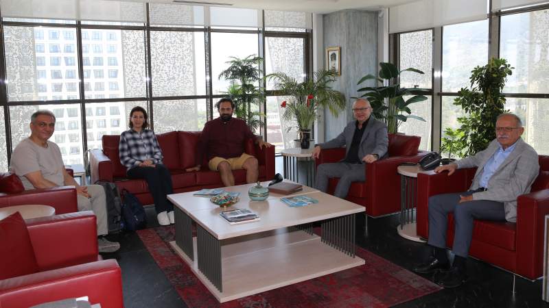 Kurtuluş Müzesi’nin Mimarlarından Başkan Ergün’e Ziyaret