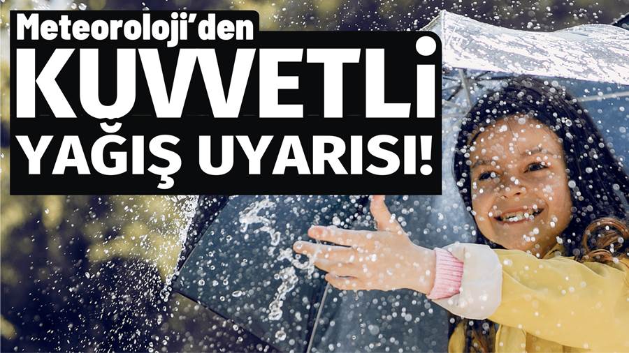 Manisa İl Genelinde Gök Gürültülü Sağanak Yağış Uyarısı