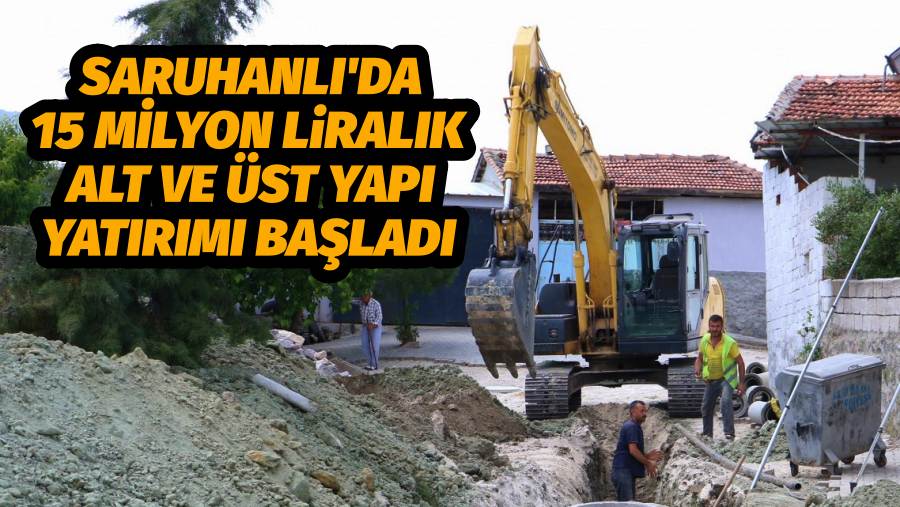 Şatırlar’ın 15 Milyon TL’lik Alt ve Üstyapı Yatırımı Başladı
