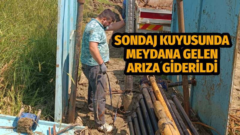 Köprübaşı'nda Sondaj Kuyusunda Meydana Gelen Arıza Giderildi