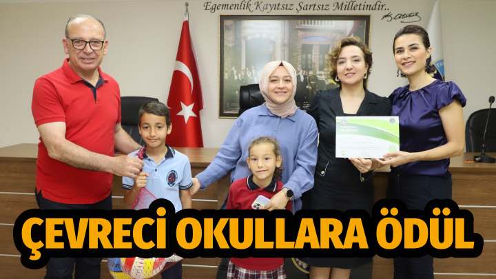 TURGUTLU’DA ÇEVRECİ OKULLARA ÖDÜL