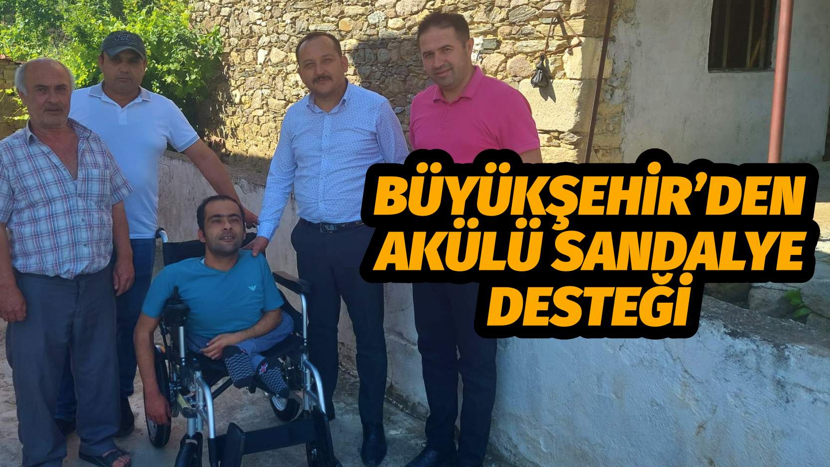Büyükşehir’den Akülü Sandalye Desteği