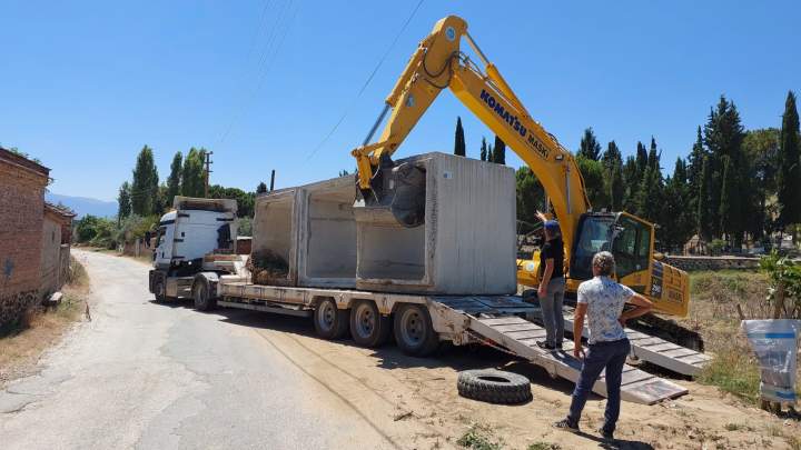 Çapaklı Mahallesinde Menfez Çalışmaları Tamamlandı
