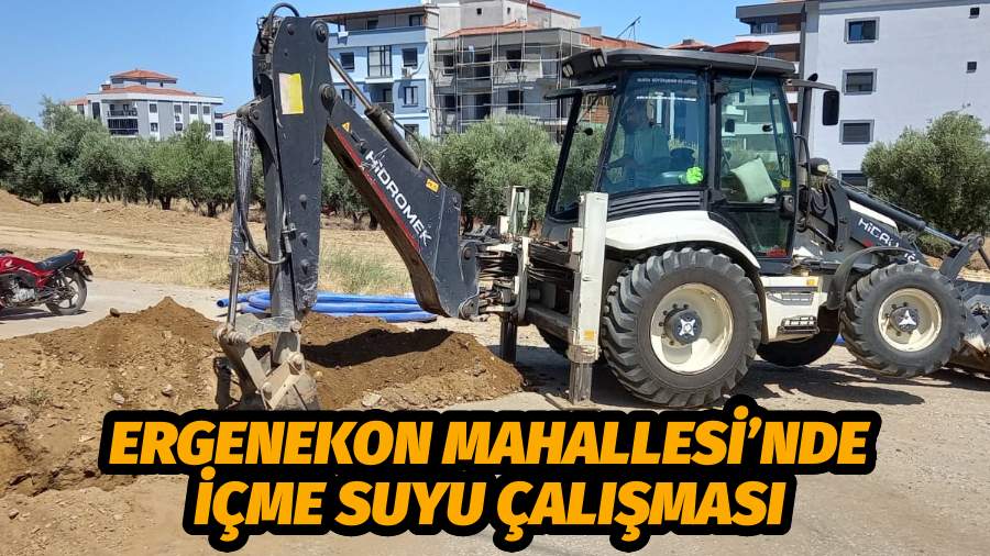 Ergenekon Mahallesi Fatih Caddesinde İçme Suyu Şebeke Hattı
