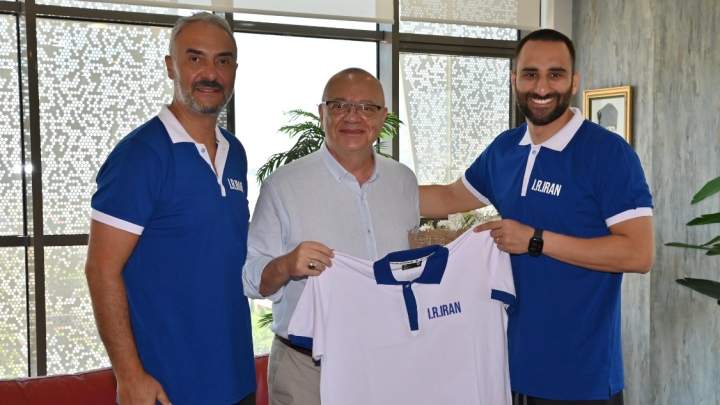 İran Milli Basketbol Takımından Başkan Ergün’e Ziyaret